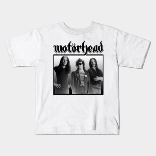 Motorhead Black White Black Kids T-Shirt